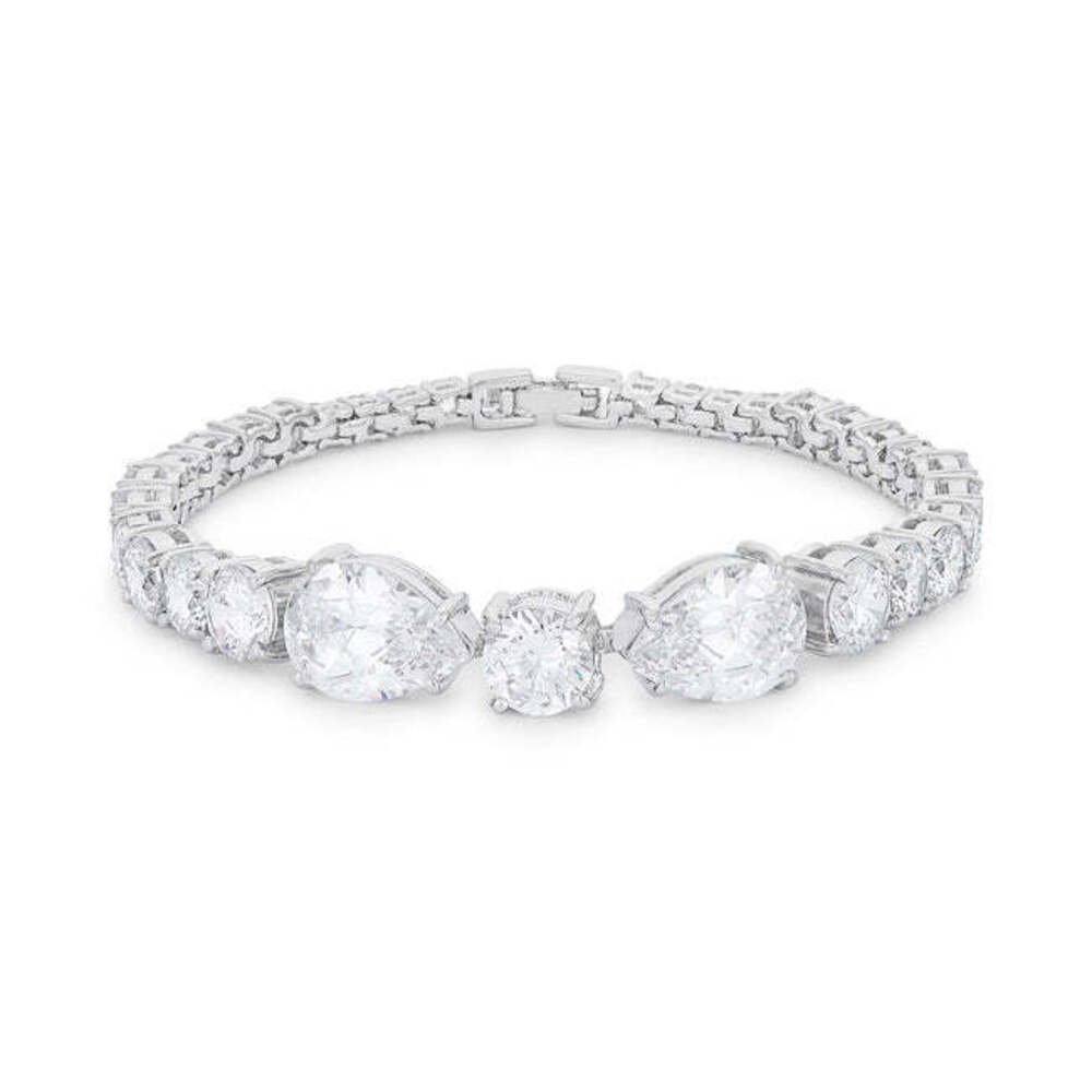 17.6 Ct Rosegold Tennis Bracelet with Shimmering Round CZ